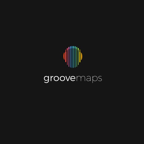 Service logo with the title 'groove maps'