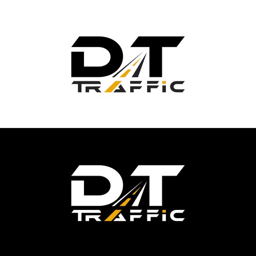 Traffic logo with the title 'Logo for a traffic and road management company'