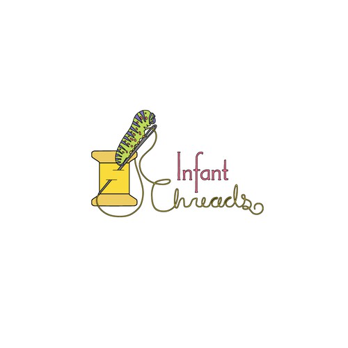 Parent logo with the title 'Playful logo concept for a baby product brand'