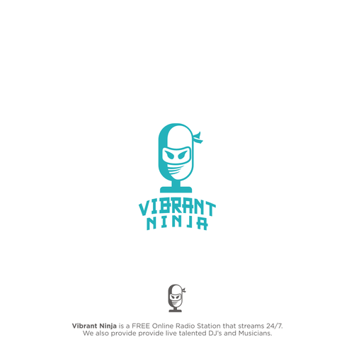 Ninja logo with the title 'vibrant ninja'