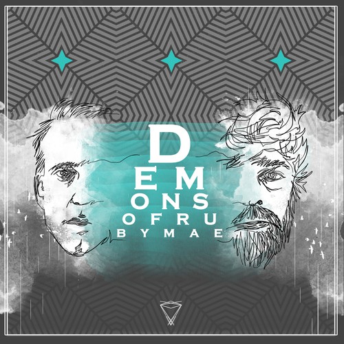 Album art design with the title 'Demons of Ruby Mae'