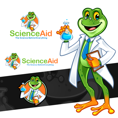 Science design with the title 'Approachable and Friendly For Character/Logo '