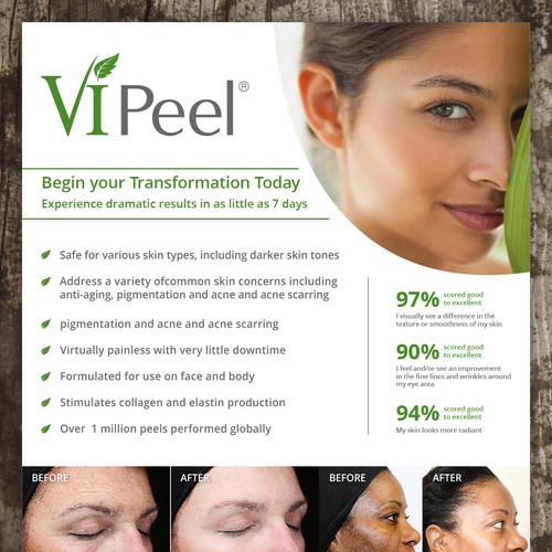 Whitespace design with the title 'Eye Catching Poster for Skin Care Company Needs'