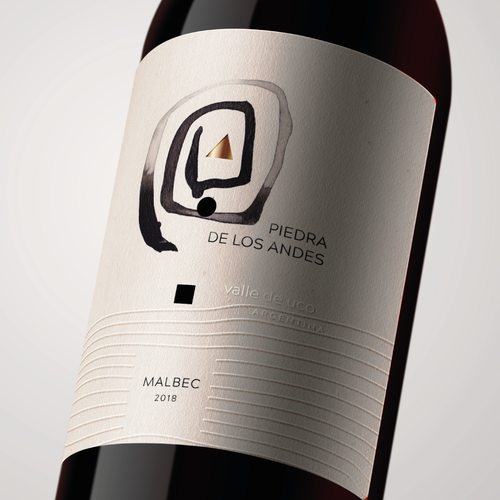 Bottle label with the title 'Wine label '