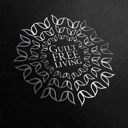 Help logo with the title 'Guilt-free Living'