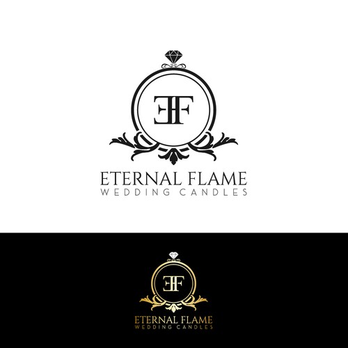 Ring logo with the title 'EF monogram'