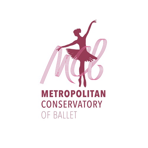 Pink brand with the title 'MEtropolitan Conservatory of Ballet'