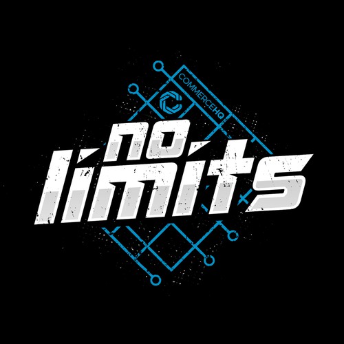 Text design with the title 'No limits'