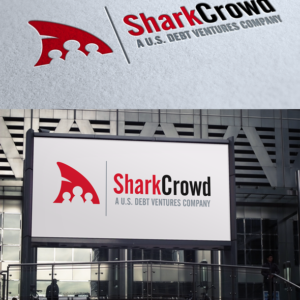Crowd logo with the title 'Shark Crowd: New Iconic Logo and Branding Needed ASAP!!!'