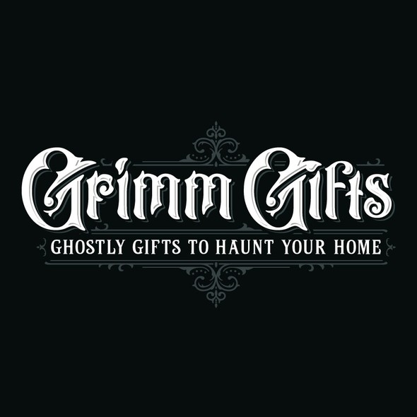 Boutique brand with the title 'Grimm Gifts Logo'