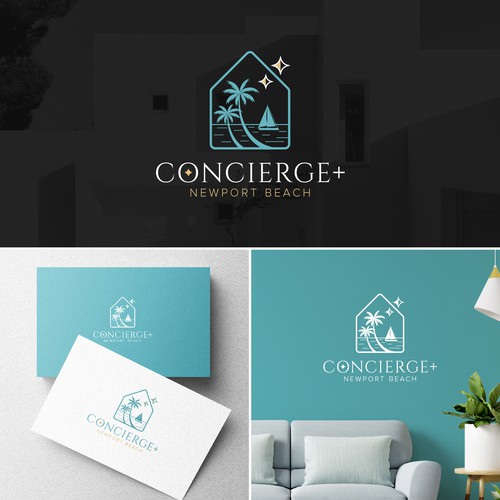 Nautical logo with the title 'Logo for Concierge Plus'