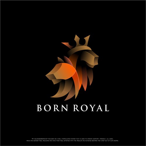 After effects logo with the title 'Born royal'
