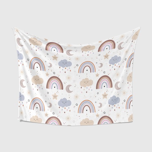 Blanket artwork with the title 'Baby blanket'