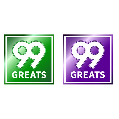 Shiny design with the title 'Logo for a premium brand'