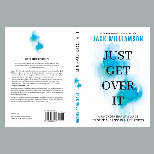 Psychology book cover with the title 'Just Get Over It'