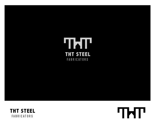 Metal brand with the title 'THT STEEL FABRICATORS'