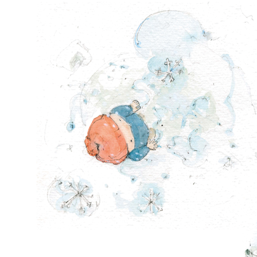 Book cover artwork with the title 'Picture Book Illustrations in Minimalist Ink'