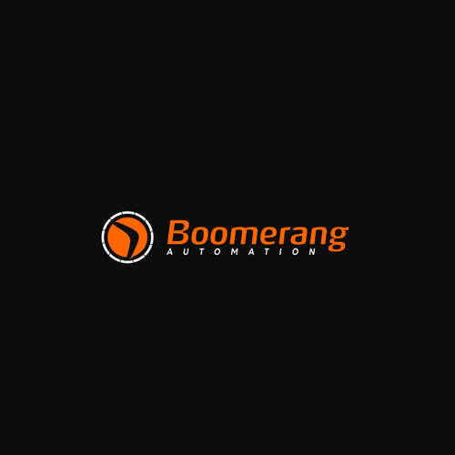 Automation design with the title 'logo concept for Boomerang Automation'
