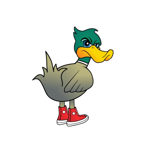 Attitude design with the title 'Duck Yeah! Character'