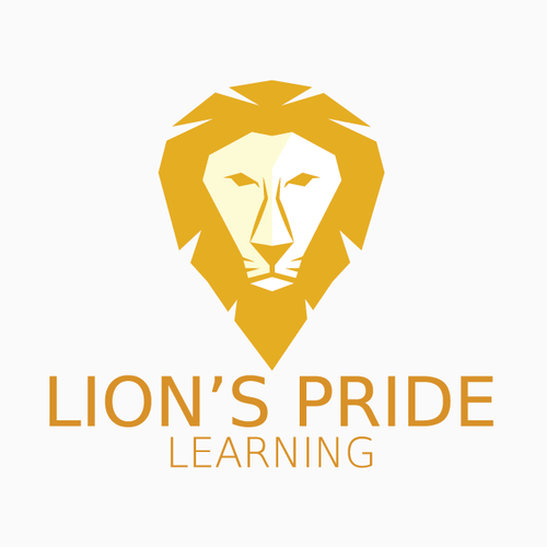 Pride design with the title 'Logo for online learning company "Lion's Pride Learning"'