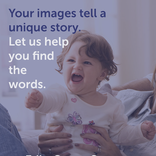 Picture design with the title 'Ad for photo service'