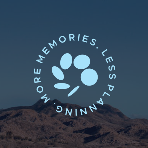 Blue circle logo with the title 'Sayless Logo'