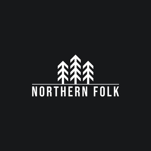 Woods design with the title 'NORTHERN FOLK - Concept 01'