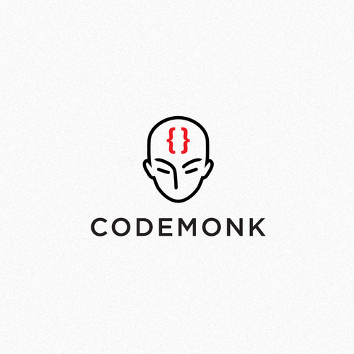 Programmer logo with the title 'Codemonk'