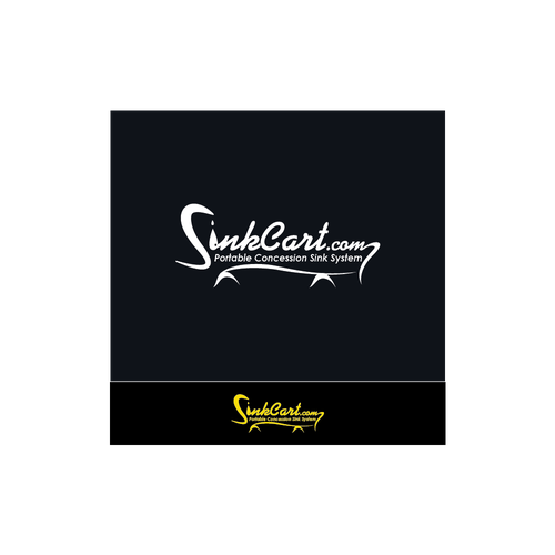 Shower logo with the title 'Sink - bathtub logo'