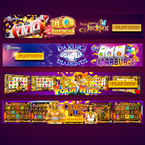 Casino design with the title 'Casino banner design'