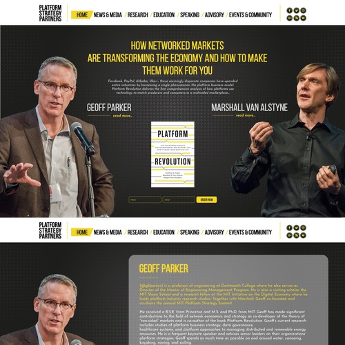 News design with the title 'web design'