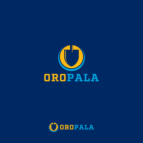 Shovel logo with the title 'Logo Design for Oropala Services'