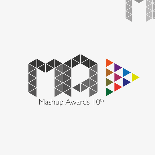 Information logo with the title 'Creative logo for 10th Mashup Awards'