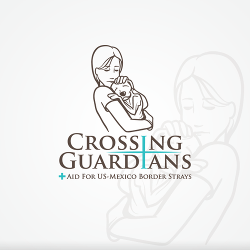 Pet care logo with the title 'Logo Illustration'