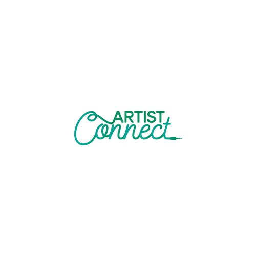 Cable design with the title 'Logo concept for Artist Connect'