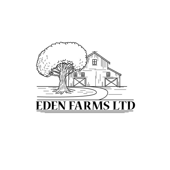 Farm-barn logo with the title 'Eden Farms Ltd'