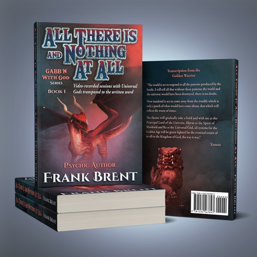 Spiritual book cover with the title 'Book cover design for the first book in the "Gabb'n With God" series'