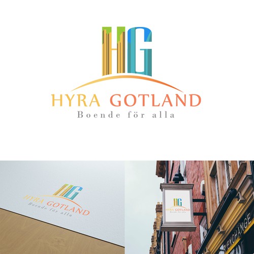 地平线标志的标题是“Hyra Gotland”