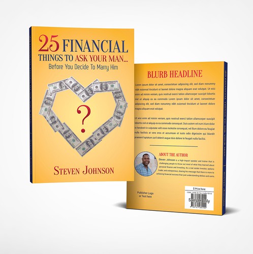 Financial book cover with the title 'Book Design'