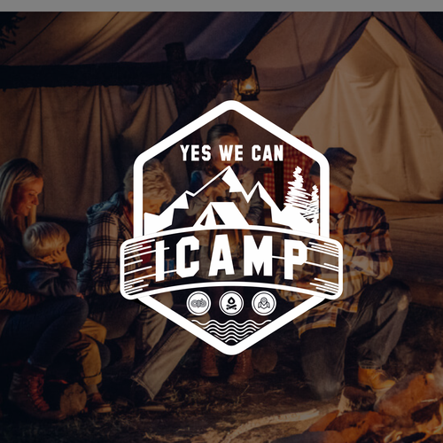 Camp logo with the title 'icamp'