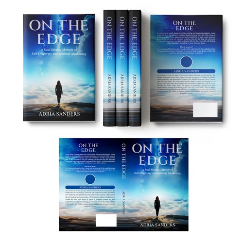 Galaxy book cover with the title 'On the Edge'