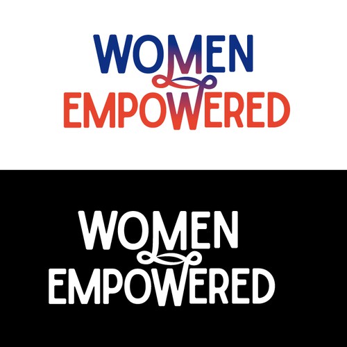 Celtic knot design with the title 'Women Empowered'