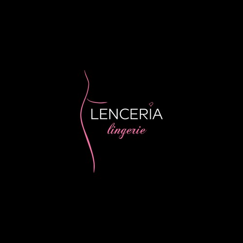 Lingerie logo with the title 'Logo for the Lenceria lingerie store'