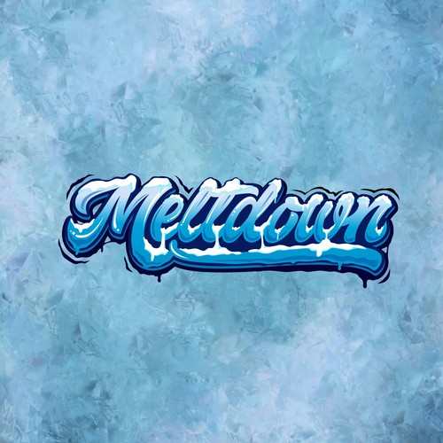 Ice design with the title 'Meltdown'