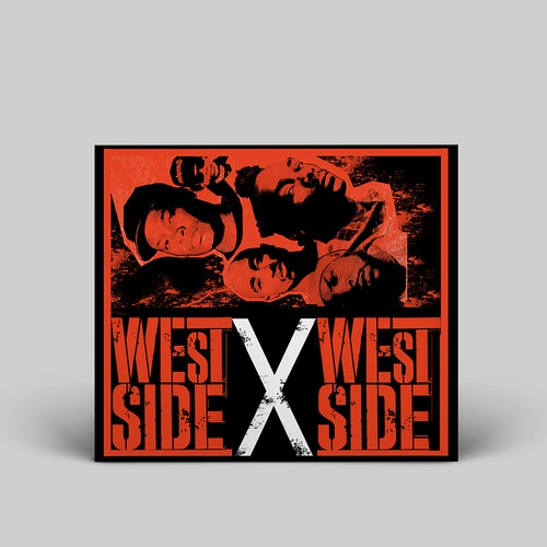 CD artwork with the title 'Vintage old music collection CD cover design'