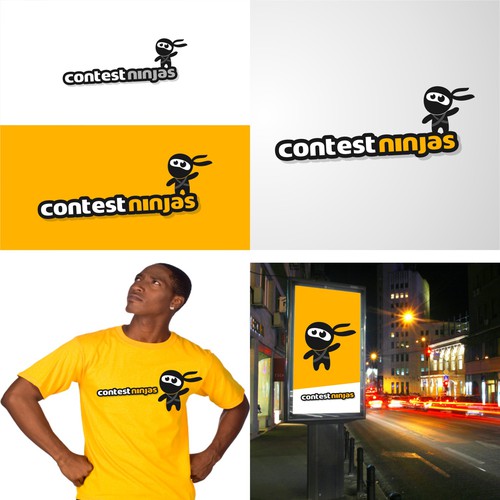 Web development logo with the title 'CONTEST NINJAS'