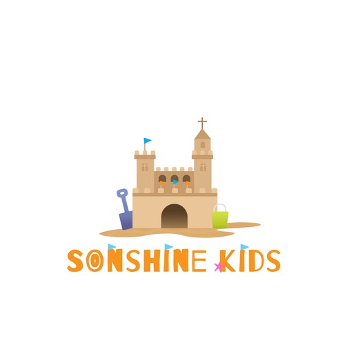 Sand logo with the title 'Sonshine Kids'
