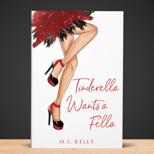 Female book cover with the title 'Sassy cover concept for a romance novel'