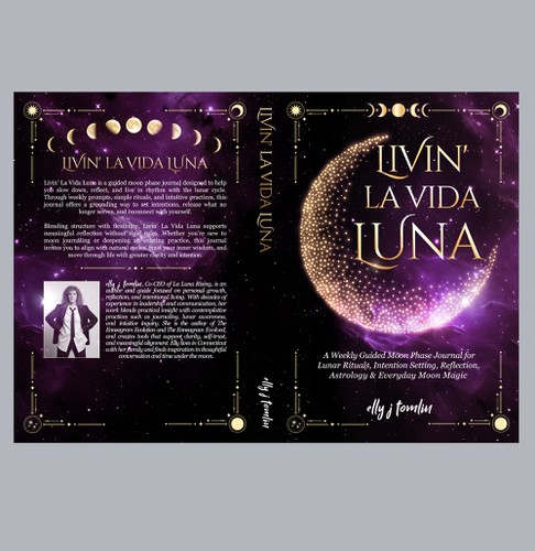 Fantasy book cover with the title 'Livin' La Vida Luna'
