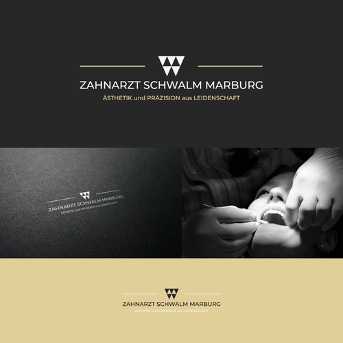 Dental logo with the title 'Dentist logo'